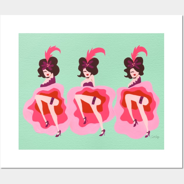 CanCan Mint Wall Art by CatCoq